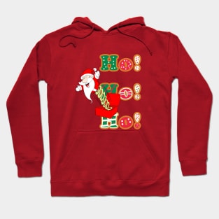 Santa's laughing - HO HO HO Hoodie